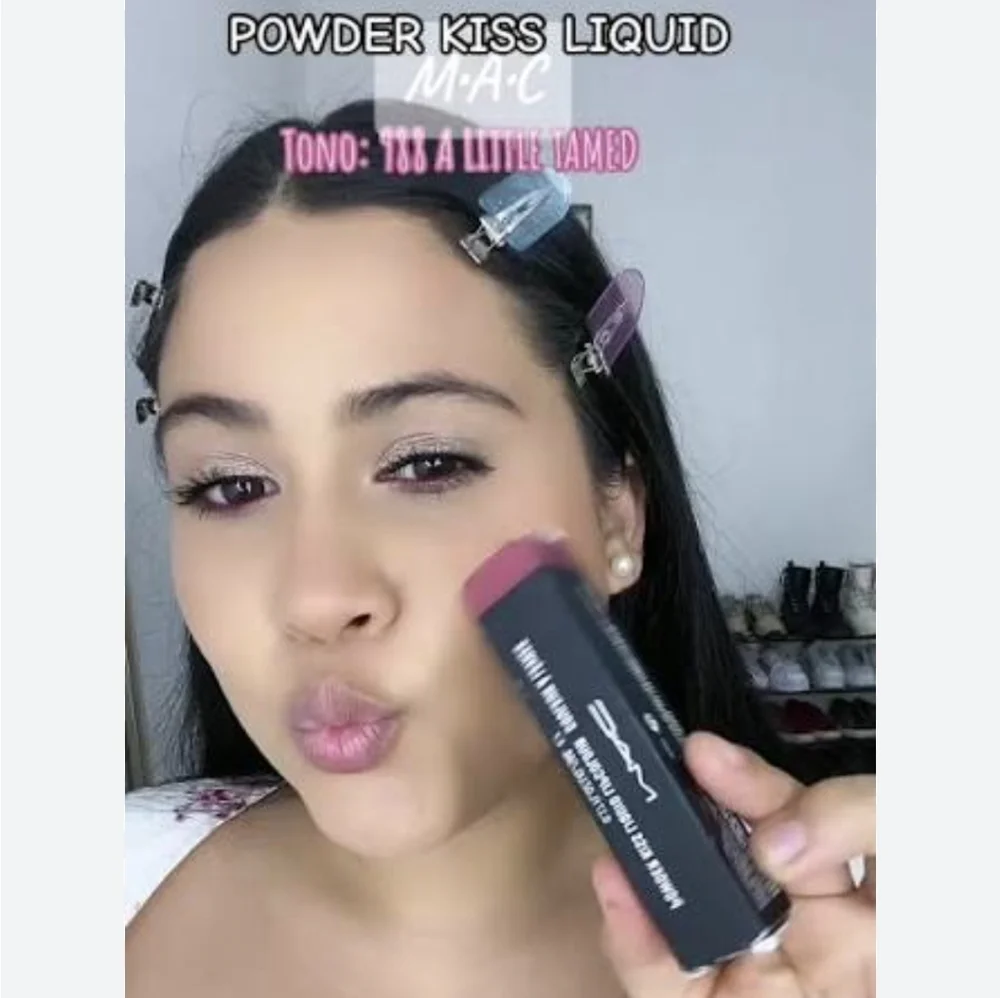 ❇️🧚‍♀️A LITTLE TAMED Mac RARE Powder Kiss Lip NWT